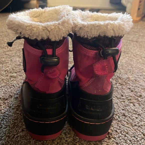 Pink Sorel Tivoli Snow Boots